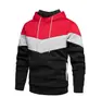 2026 Nova Moda Masculina Europeia e Americana Transfronteiriça Moletom Color Block Hip-Hop Masculino Casual Esportivo