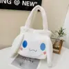 Bolsa pequeña linda 2023 nueva conejo rosa peludo de dibujos animados bolso de hombro estilo coreano niña bolsa de almuerzo portátil