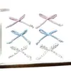 Estilo Chica Suave de Primavera Lunares Lazo de Perlas Accesorios Funda para Teléfono Calcetines Bolsa Accesorios para Mascotas Ropa para Muñecas