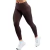 Pantalones de Yoga DFYNE Seamless de Cintura en V Alta Elasticidad Cadera de Durazno Ajustados Largos Pantalones de Deporte Entrenamiento Running Fitness Pantalones Largos