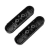 Cubierta Decorativa Reflectante Lateral para la Horquilla Trasera de Patinetes Eléctricos, Adecuada para Modelos Elite, Juego de 2 Cubiertas Negras y Amarillas para Horquilla Trasera