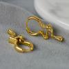 Pendientes de stock transparente, tendencia de pendientes irregulares, Europa y Estados Unidos, personalidad retro creativa exagerada, pendientes pequeños de muchas especificaciones.