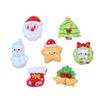Horquilla navideña de dibujos animados con forma de árbol de Navidad, hecha a mano, para el pelo, joyería, crema, pegamento, accesorios, resina, bolsa de material