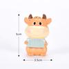 Decoración de Jinniu rodante de la fortuna micro paisajismo diy bonsái decoración de escritorio regalo de coche resina animal pequeño