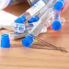 Agujas para Tubos de Ensayo Autoensambladas, Agujas de Coser a Mano Hechas a Mano de Ojo Grande, Botellas de Acero Inoxidable de Múltiples Especificaciones, 20 Agujas de Acero, Agujas de Coser y Hilos al por Mayor