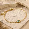 Pulsera y Collar de Zirconia Irregular, Chapado en Oro, No se Desvanece, Joyería de Nicho para Mujeres que Van al Trabajo, Fuente de Suministro para Transmisiones en Vivo, Venta al Por Mayor de Fábrica