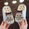 Chinelo Kapi Bala Infantil para Banho Desenho Animado Fofo Verão Antiderrapante Vazamento de Água Sandálias para Meninos e Meninas