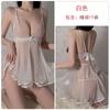 Lingerie Sexy Pijama de Flerte Sexy Puro Desejo de Amarrar Peito Pequeno Grande Perspectiva Lace Bow Camisola