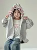 Ropa exterior de otoño para niñas 2026 nuevo y elegante cortavientos con capucha para bebés, chaqueta de primavera y otoño para niños con bloques de color