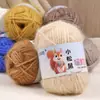 Fio de Veludo Esquilo, Fio para Cachecol de Espessura Média, Fio de Veludo Brilhante, Fio para Chapéu de Crochê Feito à Mão, Bolinha de Fio de Peso Pequeno, Fio para Bebê