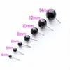 Ojo Negro Todo Hecho a Mano Muñeca DIY Material para Ojos de Muñeca Ojo de Frijol Negro Ojo Transparente Clavo de Oreja Blanco