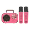 Mini Alto-falante Bluetooth Cápsula Espacial Disney Presente Dia das Crianças Alto-falante Portátil para Karaokê Mini Microfone