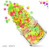 Explosiones transfronterizas estrella fluorescente de cinco puntas 5mm 12 colores set de lentejuelas para uñas Mate Nacarado parche joyería para uñas
