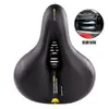 Selim de bicicleta, almofada de assento para mountain bike, design oco, assento grande, estilo bola absorvente de choque, oco e respirável, assento universal