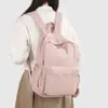 Mochila Escolar de Nuevo Estilo para Mujer, Gran Capacidad, Mochila Simple y Ligera, Estilo Coreano, Versátil, Mochila Estilo Bosque para Estudiantes de Secundaria