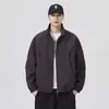Jaqueta de Moda Masculina 2026, Nova Coleção Primavera/Outono, Corte Solto, Estilo Casal, Gola Alta, Jaqueta Workwear, Estilo Casual