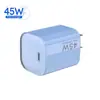 Cargador Rápido de 30W con Puerto C Único y Raya de Cristal Adaptador de Corriente 5V3A Cabezal de Carga para Teléfono Móvil Venta al por Mayor