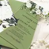 Invitaciones Acrílicas Personalizadas al por Mayor de Alta Gama, Invitaciones de Boda de Lujo de Nicho, Juego de Invitaciones de Boda, Juego Personalizado