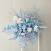 Flores de Casamento Decoração de Casamento Arranjo de Flores de Chão Decoração de Noivado Flores de Seda Arranjo de Flores Decorativo Arranjo de Flores para Caminho Bolas de Flores Flores Pendentes