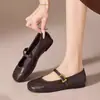 Zapatos Mary Jane estilo coreano para mujer, corte bajo, nuevo modelo otoño 2026, mocasines ultrasuaves, versátiles y delicados, zapatos de vestir estilo hada