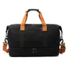 Bolsa de Viagem de Grande Capacidade com Separação Úmido/Seco em Tecido Oxford para Mulheres Viagem Curta Leve Bolsa de Viagem com Separação Úmido/Seco para Mulheres