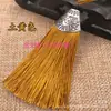 Marcador de Página de Liga Metálica Estilo Chinês Peixe Plano Borla Pendurada Anti-rugas Borla Pequena para Roupas Borla Decorativa Presente