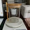 Frasco Sellado de Vidrio, Grado Alimenticio, con Tapa, para Almacenamiento en Cocina del Hogar, Especial para Bocadillos, Botella Vacía, Transparente, Frasco para Condimentos a Prueba de Humedad