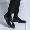 Zapatos de Plataforma de Cuero Talla Grande Transfronterizos Slip-on Piernas de Hombre Zapatos de Vestir de Negocios Boda Trabajo de Oficina Diario Zapatos Derby