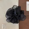 Goma para el Cabello de Malla Estilo Coreano tipo Capullo de Flor Versátil y Elegante para Coletas, Peinados de Moño y Scrunchies para Mujeres