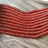 Venta al por mayor del fabricante Goma Espaciadora de Ágata Roja Cuentas Sueltas Hebilla Cuentas Accesorios Semi-Terminados para Bricolaje