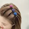 Pinza para el pelo trenzada estilo Xiaoxiang, flequillo lateral con sentido de textura, pinza para el pelo de mujer, pinza de pico de pato para flequillo despeinado, tocado