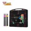 Caneta Marcadora Acrílica de Ponta Grossa Caneta Aquarela Infantil Caneta para Pintura Artística Estudantil Cor Opaca à Prova d'água Conjunto Empilhável