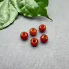 Cuentas redondas de piedra natural de 8 mm con agujero grande, cuentas sueltas con agujero pasante de 3 mm, para ensartar pulseras DIY, accesorios de manualidades para joyería hecha a mano