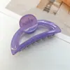 Novo Prendedor de Cabelo Colorido em Forma de Garra de Tubarão Crescente da Amazon para Mulheres, Pente Elegante e de Alta Qualidade para Penteados de Coque na Parte de Trás da Cabeça