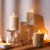 Molde de gota de pegamento DIY triunfante panal cilíndrico relieve vela aromaterapia molde de silicona adornos de vela para el hogar