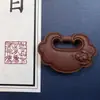 Colgante de Incienso Natural Tradicional con Pistilo de Flor y Candado Ruyi, Adorno Colgante para Coche, Accesorio Colgante de Aromaterapia, Colgante para Teléfono Móvil