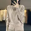 Nuevo cárdigan de punto 2026, chaqueta corta para mujer, ligera, simple, versátil, corte holgado, casual, cuello redondo, prenda exterior, manga larga