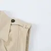 Roupas femininas transfronteiriças 2026 Moda europeia e americana colete justo com recorte no peito e decoração de ombreira para mulheres E26455