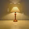 Lámpara de Mesa Cerámica para Mesita de Noche Estilo Retro Artístico Lámpara de Atmósfera para Escritorio Lámpara de Mesa de Hierro para Sala de Estar Cinta Francesa para el Hogar Mostaza