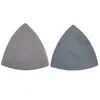 Papel de Lija Triangular Blanco de 90*90*90mm, Papel de Lija Autoadhesivo con Flocado, Papel de Lija Multiusos para Lijado y Pulido, Papel de Lija Seco