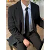 Chaqueta de traje casual para hombre, suelta, ruoshuai, chaqueta de traje pequeña de una pieza, primavera y otoño, de negocios, guapo, estilo coreano