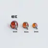 Titanio G23 Zirconia de Tres Garras Bola Implante Grado F136 Aleación de Titanio Rosca Interna Arete Hélice Hélice Labio Joyería para Perforación