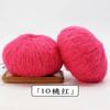 25g hilo de mohair tejido de una sola hebra tejido a mano cableado bufanda chal hilo para abrigo lana mediana fina lana tejida a crochet