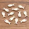 10 Colgantes de Acero Inoxidable Multicolor Dorado de Doble Cara con Goteo de Aceite para Peces, Cangrejos, Delfines, Corales, Caballitos de Mar DIY para Viajes de Commuting a la Moda