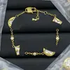 Pulsera Nueva de Diseñador Estilo Europeo y Americano Transfronteriza con Logo y Múltiples Patrones de Letras para Mujer, Lujo de Gama Alta, Fotos Reales, Mayoreo