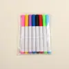 Mini Pizarra Blanca Marcador Pequeño Base Agua Borrable para Educación Temprana Infantil Dibujo Marcador para Pizarra Blanca Multicolores Papelería