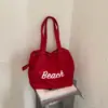 Bolsa de Mano de Moda Ligera de Gran Capacidad Estilo Coreano para Mujer 2026 Estampado de Letras Bolso de Hombro Único para Viajes Cotidianos