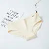 A001 roupa íntima feminina de algodão atacado roupa íntima feminina cor sólida cor doce meninas estudantes calcinhas de algodão cintura média