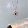 Colar de Tecido Escovado Italiano, Rubi Curado, Diamante, Madrepérola Branca, Design Levemente Luxuoso e de Alta Qualidade