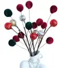 Bolas de Veludo com Glitter Dourado e Lantejoulas para Decorações de Ano Novo Chinês e Festas de Natal em Casa - Novo Produto Transfronteiriço